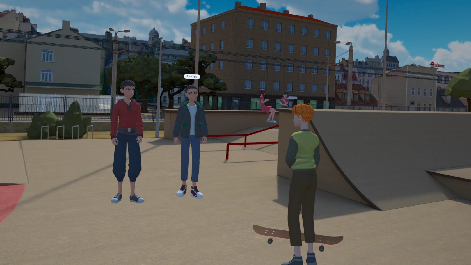 Empātija dialogs skeitparkā